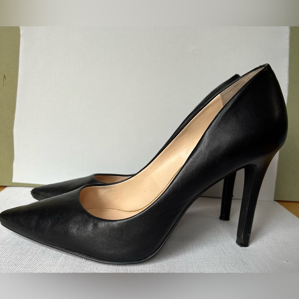 Jessica Simpson leather stilettos.